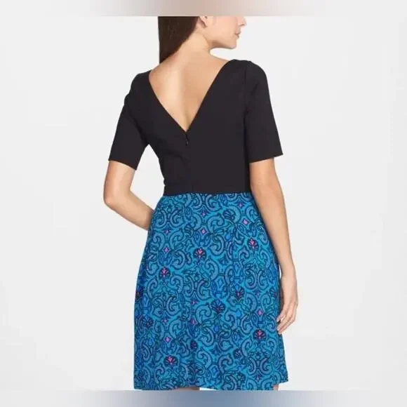 Nwt- Plenty by Tracy Reese 8 Floral Fleur Print Dress Pleated Anthropologie -14 - Picture 2 of 7